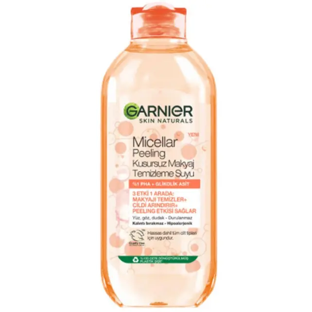 Garnier Micellar Peeling - Kusursuz Makyaj Temizleme Suyu 400ml - 1