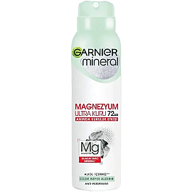 Garnier Mineral Magnezyum Ultra Kuru Sprey Deodorant 150ml - Garnier