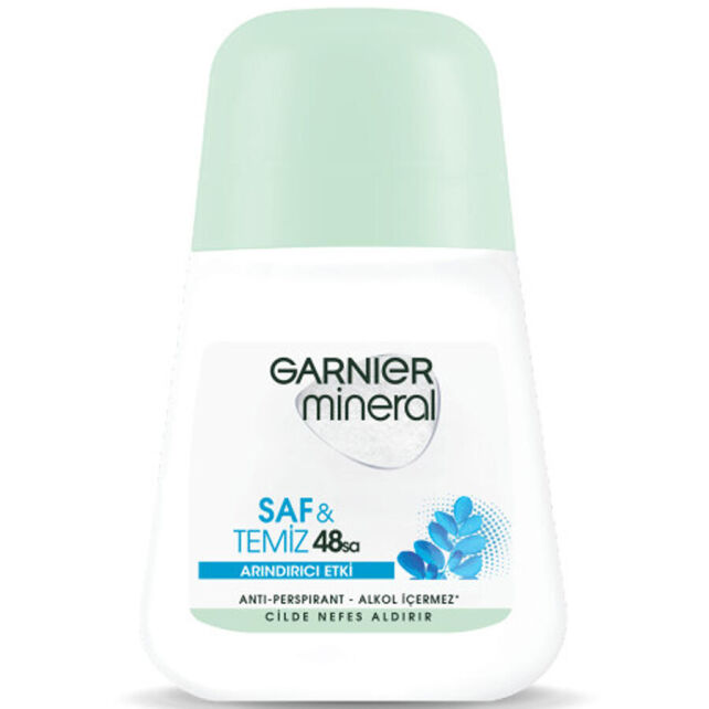 Garnier Mineral Saf & Temiz Roll-On Deodorant 50ml - 1