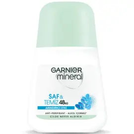 Garnier Mineral Saf & Temiz Roll-On Deodorant 50ml - Garnier