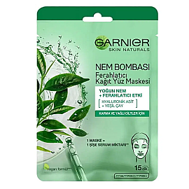 Garnier Nem Bombası Ferahlatıcı Kağıt Yüz Maskesi - Garnier