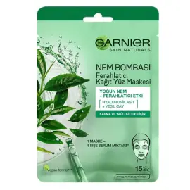 Garnier Nem Bombası Ferahlatıcı Kağıt Yüz Maskesi - 1