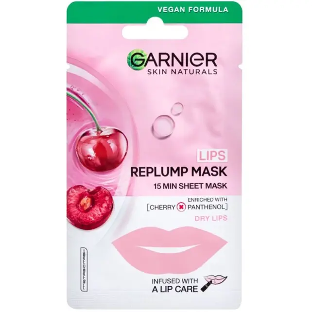 Garnier Nemlendirici Dudak Maskesi - Kiraz Panthenol - 1