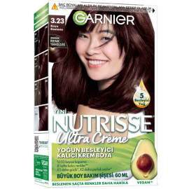 Garnier Nutrisse Ultra Creme - Kalıcı Krem Boya No: 3.23 Koyu Kestane - Garnier