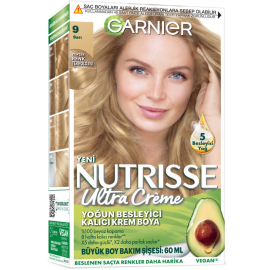 Garnier Nutrisse Ultra Creme - Kalıcı Krem Boya No: 9 Sarı - Garnier