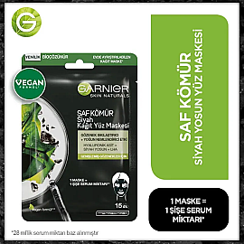 Garnier Saf Kömür - Siyah Yosun Özlü Gözenek Karşıtı Kağıt Yüz Maskesi - 3
