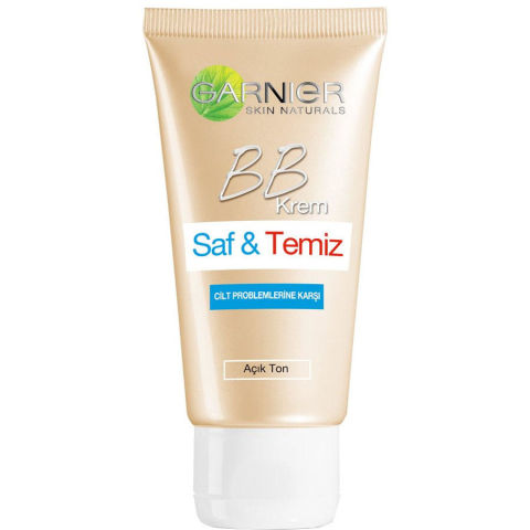 Garnier Saf & Temiz BB Krem - Cilt Problemlerine Karşı Renkli Nemlendirici Light 50 ml Garnier Saf & Temiz BB Krem - Cilt Problemlerine Karşı Renkli Nemlendirici Light 50 ml