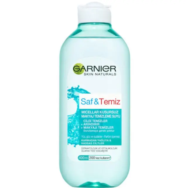 Garnier Saf & Temiz Micellar Kusursuz Makyaj Temizleme Suyu - 1