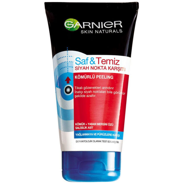 Garnier Saf & Temiz Kömürlü Peeling 150ml Garnier Saf & Temiz Kömürlü Peeling 150ml