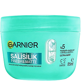 Garnier Salisilik Fresh & Matte - Sivilce Karşıtı Nemlendirici Sorbe Yüz Kremi 85ml - Garnier