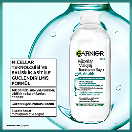 Garnier Salisilik Micellar Makyaj Temizleme Suyu 400ml - 2