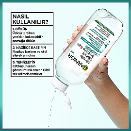 Garnier Salisilik Micellar Makyaj Temizleme Suyu 400ml - 4