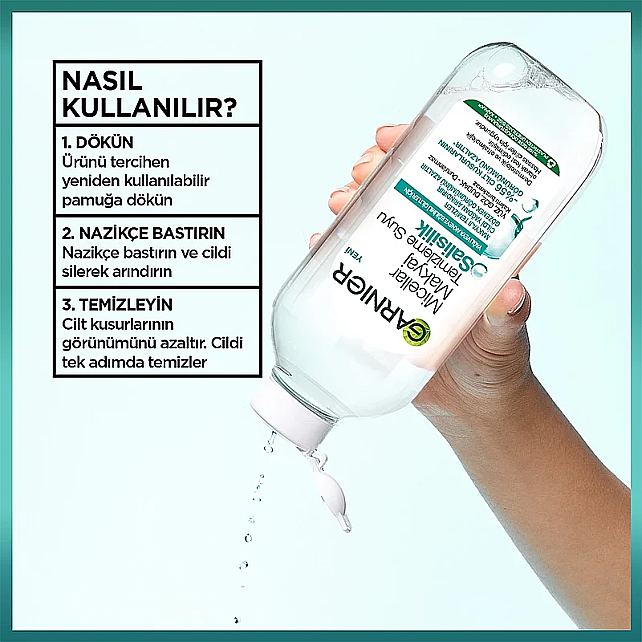 Garnier Salisilik Micellar Makyaj Temizleme Suyu 400ml - 4