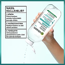 Garnier Salisilik Micellar Makyaj Temizleme Suyu 400ml - 4