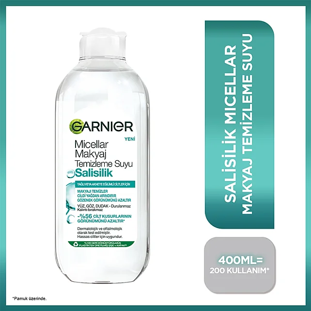 Garnier Salisilik Micellar Makyaj Temizleme Suyu 400ml - 8