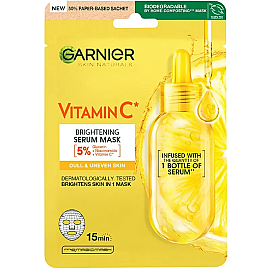 Garnier Taze Karışım C Vitamini Kağıt Yüz Maskesi 28gr - Garnier