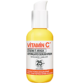 Garnier Vitamin C 2 Etki 1 Arada - SPF 25 Aydınlatıcı Serum Krem 50ml - Garnier