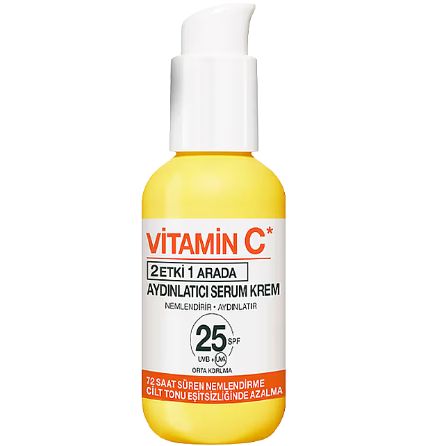 Garnier Vitamin C 2 Etki 1 Arada - SPF 25 Aydınlatıcı Serum Krem 50ml - 1