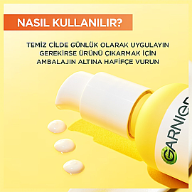 Garnier Vitamin C 2 Etki 1 Arada - SPF 25 Aydınlatıcı Serum Krem 50ml - 3