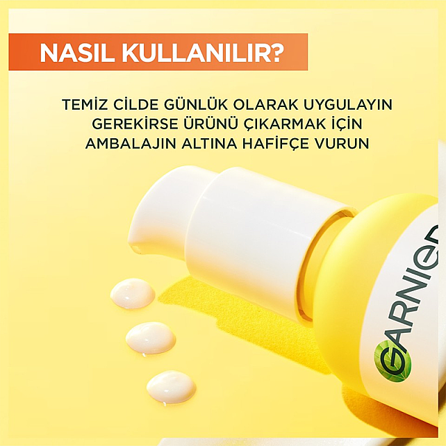 Garnier Vitamin C 2 Etki 1 Arada - SPF 25 Aydınlatıcı Serum Krem 50ml - 3