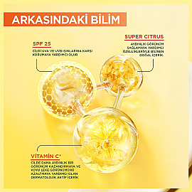 Garnier Vitamin C 2 Etki 1 Arada - SPF 25 Aydınlatıcı Serum Krem 50ml - 5