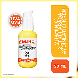 Garnier Vitamin C 2 Etki 1 Arada - SPF 25 Aydınlatıcı Serum Krem 50ml - 7