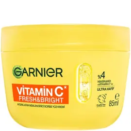 Garnier Vitamin C Fresh & Bright - Aydınlatıcı Etkili Nemlendirici Yüz Kremi 85ml - Garnier