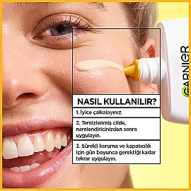 Garnier Vitamin C Wonder Tint SPF 50 + 3 Etki 1 Arada Renkli Nemlendirici Açık Ton 40ml - 4