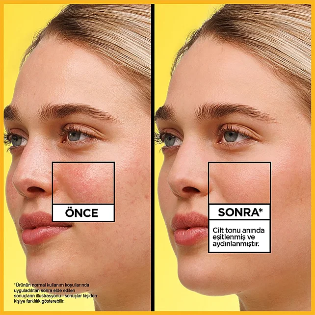 Garnier Vitamin C Wonder Tint SPF 50 + 3 Etki 1 Arada Renkli Nemlendirici Açık Ton 40ml - 6