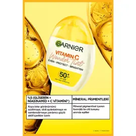 Garnier Vitamin C Wonder Tint SPF 50 + 3 Etki 1 Arada Renkli Nemlendirici Orta Ton 40ml - 5