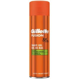 Gillette Fusion 5x Action Shave Gel Whith Almond Oil - Tıraş Jeli 200ml - Gillette