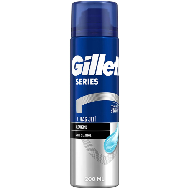 Gillette Series Cleansing With Charcoal - Tıraş Jeli 200ml - 1