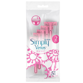 Gillette Simply Venus 2 Basic - Kadın Tıraş Bıçağı 5'li - Gillette