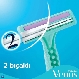 Gillette Simply Venus 2 - Kullan At Kadın Tıraş Bıcağı 1 Adet - 2