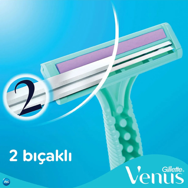 Gillette Simply Venus 2 - Kullan At Kadın Tıraş Bıcağı 1 Adet - 2