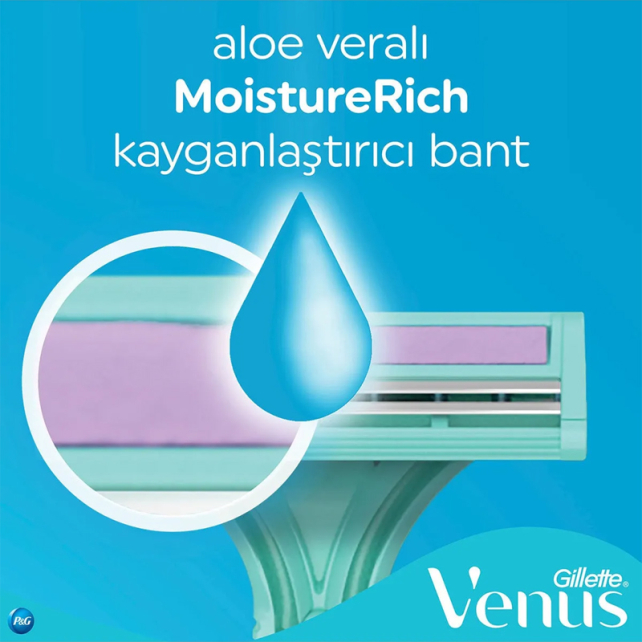 Gillette Simply Venus 2 - Kullan At Kadın Tıraş Bıcağı 1 Adet - 3