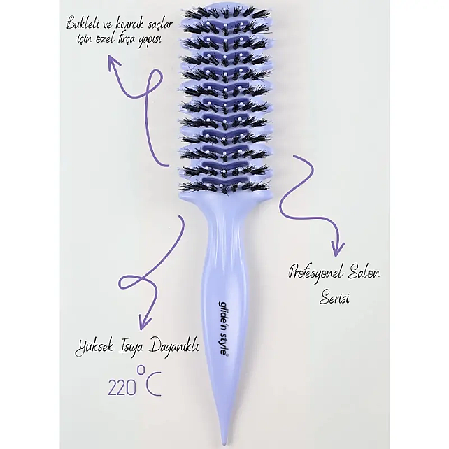 Glide'n Style Curl Defining Hair Brush - Bukle Belirginleştirici Saç Fırçası - 2