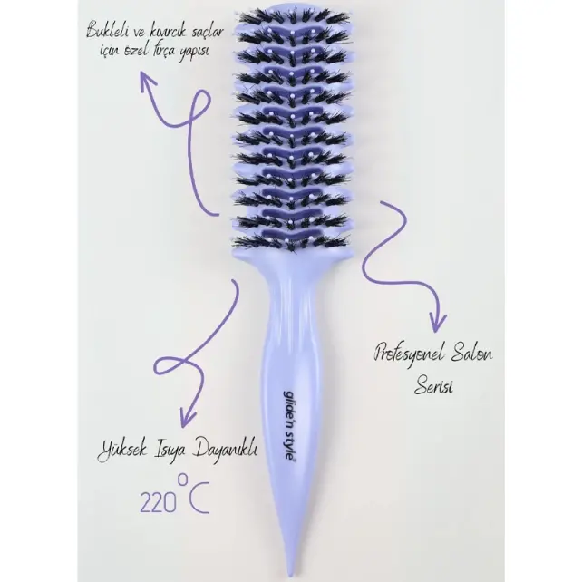 Glide'n Style Curl Defining Hair Brush - Bukle Belirginleştirici Saç Fırçası - 2