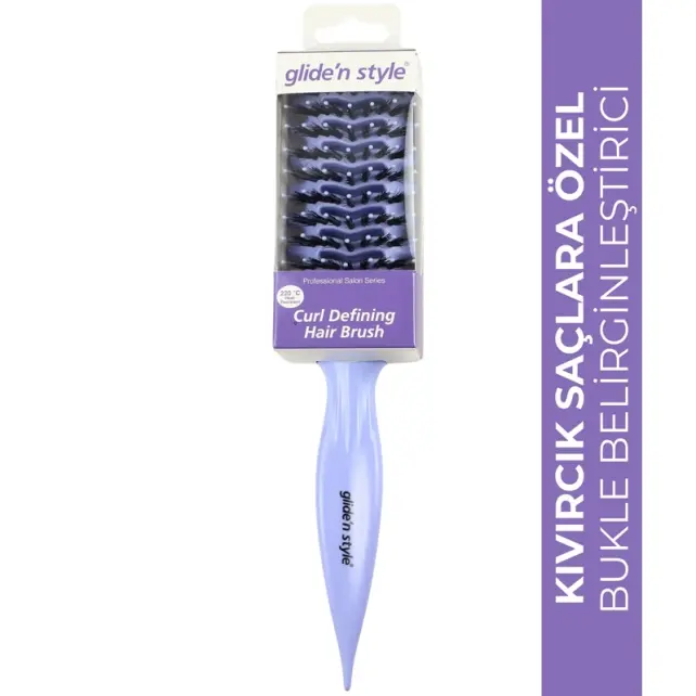 Gliden Style Curl Defining Hair Brush - Bukle Belirginleştirici Saç Fırçası - 4