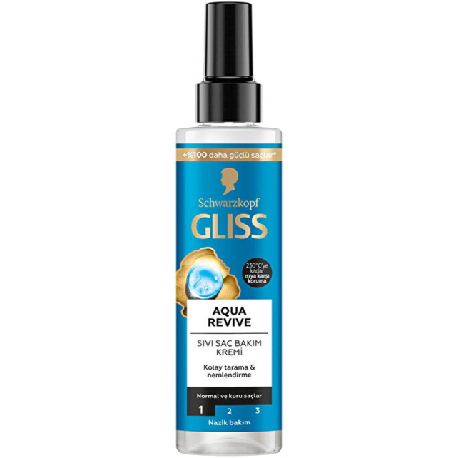Gliss Aqua Revive - Sıvı Saç Bakım Kremi 200ml - 1