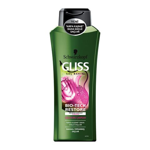 Gliss Bio-Tech Restore Güçlendirici Şampuan 525ml Gliss Bio-Tech Restore Güçlendirici Şampuan 525ml