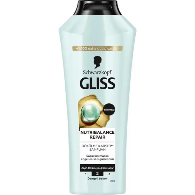 Gliss Nutribalance Repair Dökülme Karşıtı Şampuan 400ml - 1