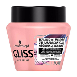 Gliss Sealing Treatment 2'si 1 Arada - Saç Bakım Maskesi 300ml - Gliss