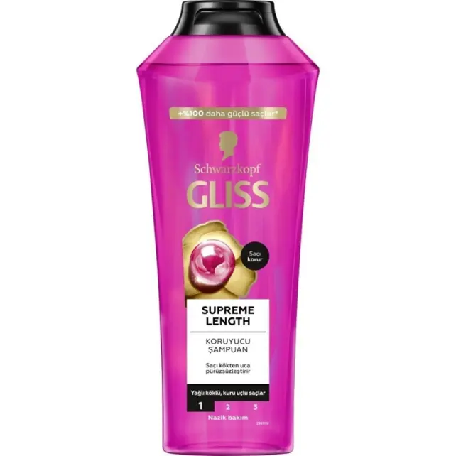 Gliss Supreme Length Koruyucu Şampuan 400ml - 1