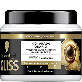 Gliss Ultimate Repair 4'ü 1 Arada Onarıcı Yeniden Yapılandırıcı Bakım Maskesi 400ml - Gliss