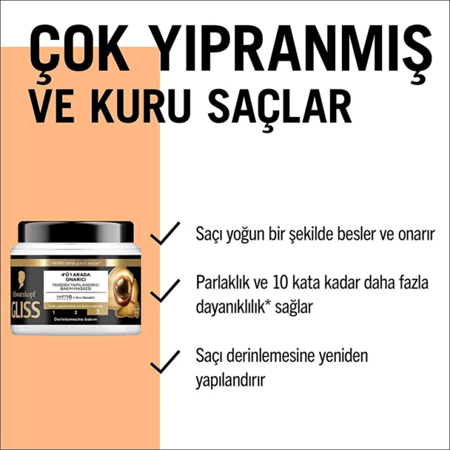 Gliss Ultimate Repair - Güçlendirici Saç Bakım Şampuanı 400ml - 7