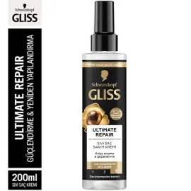 Gliss Ultimate Repair - Sıvı Saç Bakım Kremi 200ml - 2