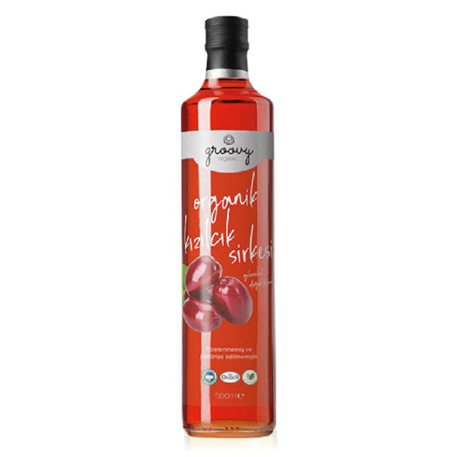 Groovy Organik Kızılcık Sirkesi 500ml - 1