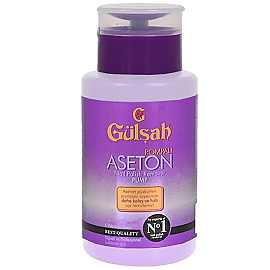 Gülşah E Vitamini İçerikli Pompalı Aseton 175ml - Gülşah