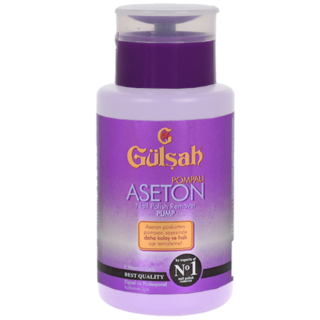 Gülşah E Vitamini İçerikli Pompalı Aseton 200ml - 1